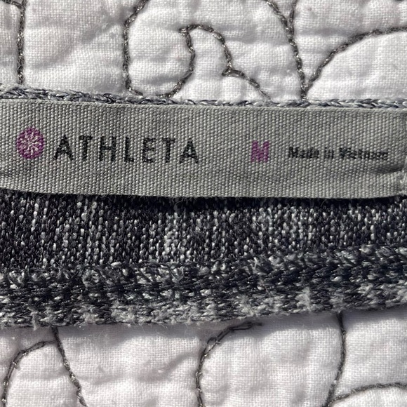 Athleta Pose Layered Top, Dark Marl Grey SIZE Medium - Picture 5 of 8
